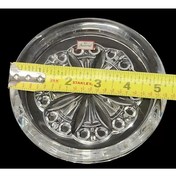 Baccarat Crystal Rosace Wine Bottle, Champagne And Decanter Coaster Bar Accessories